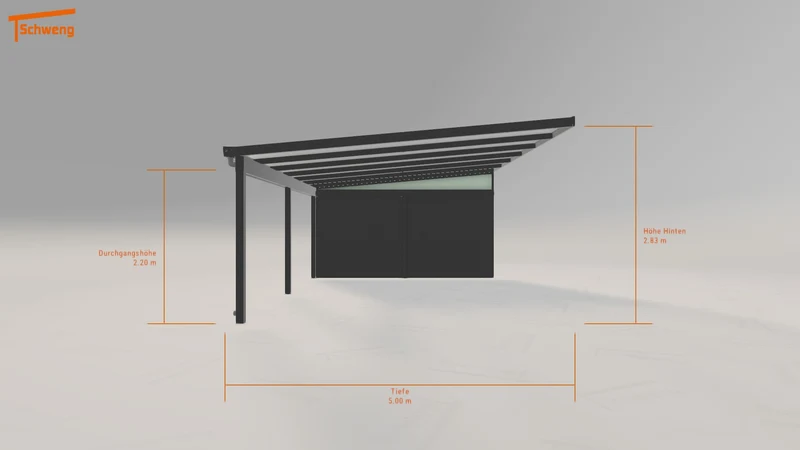 #AT Schweng Pultdachcarport S400 (ID 2qgqrb) #MTG