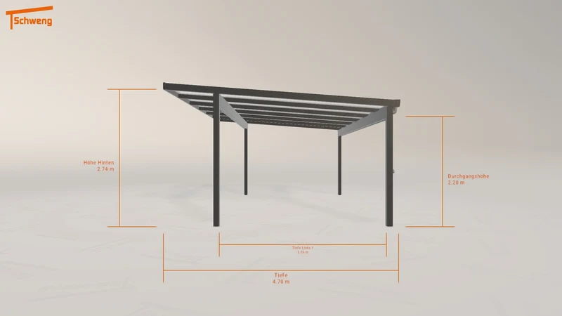 #DE Schweng Pultdachcarport S400 (ID bk73dr) #MTG