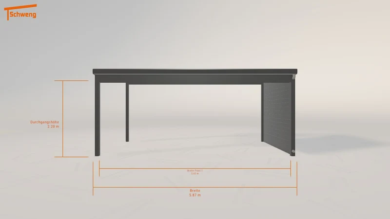 #DE Schweng Pultdachcarport S400 (ID jjnwgx) #MTG