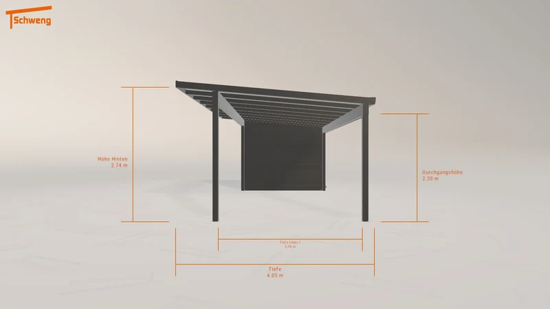 #DE Schweng Pultdachcarport S400 (ID jjnwgx) #MTG