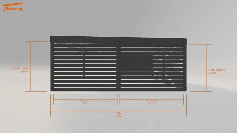 #DE Schweng Flachdachcarport C600 (ID x73yzb) #MTG