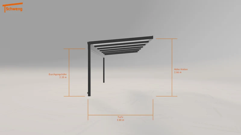 #DE Schweng Terrassenüberdachung S350 (ID qdnk7v)