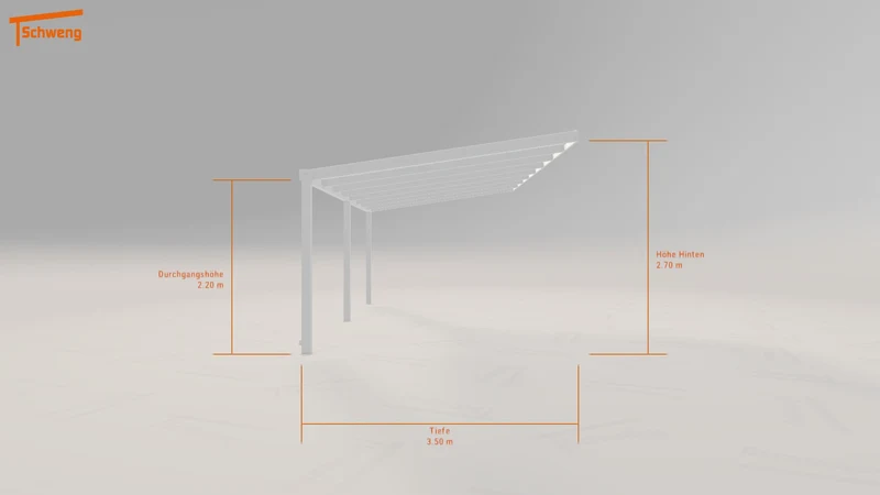 #DE Schweng Terrassenüberdachung S400 (ID 42knqv)