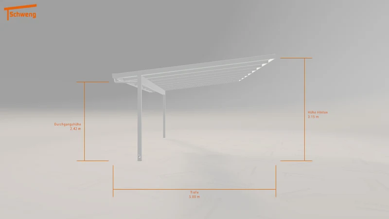 #DE Schweng Pultdachcarport S400 (ID 85r3wx) #MTG