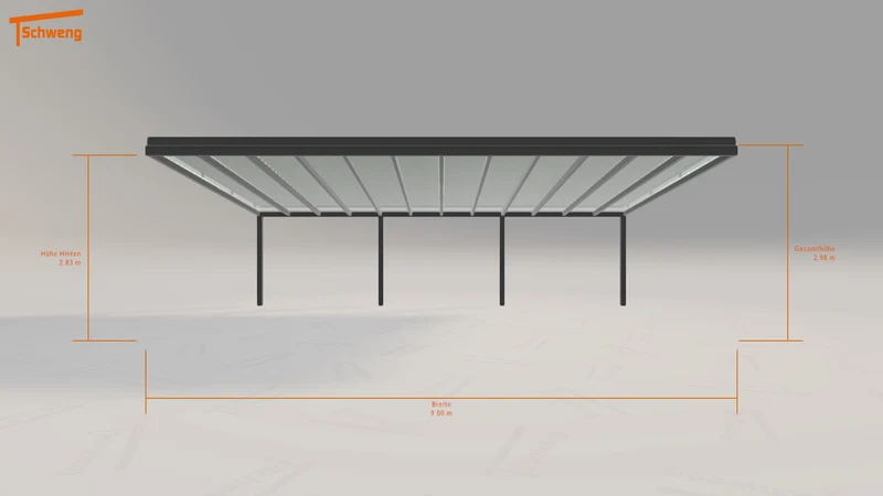 #DE Schweng Terrassenüberdachung S400 (ID n5njnw)