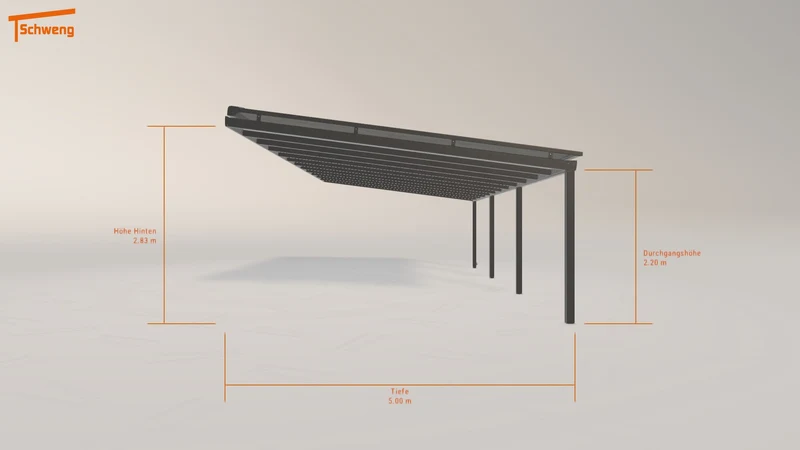 #DE Schweng Terrassenüberdachung S400 (ID n5njnw)