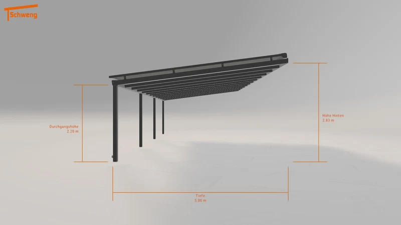 #DE Schweng Terrassenüberdachung S400 (ID n5njnw)
