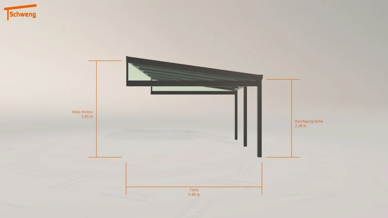 #DE Schweng Terrassenüberdachung S400 (ID jj3qdq)