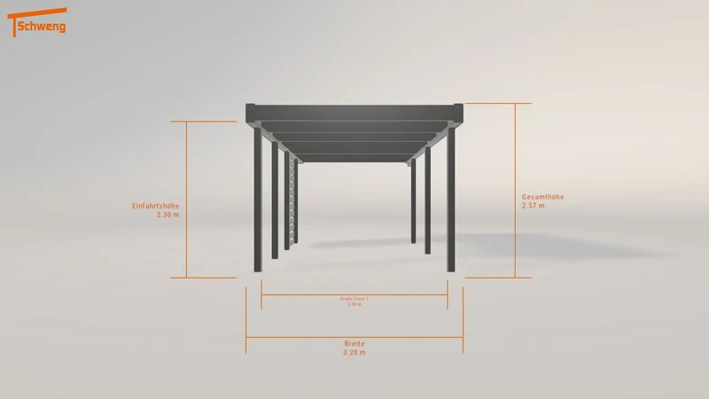 #DE Schweng Flachdachcarport C600 (ID n5nk73) #MTG