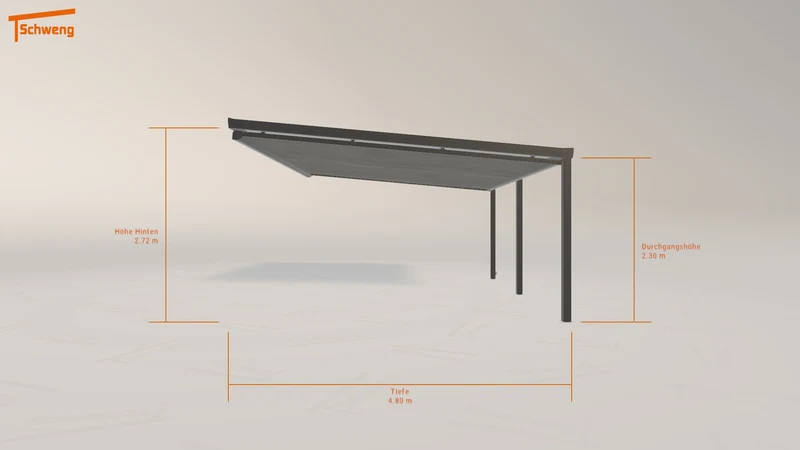 #DE Schweng Terrassenüberdachung S400 (ID v4pw5n)