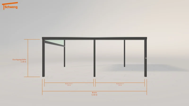 #AT Schweng Pultdachcarport S400 (ID mjqg5r)