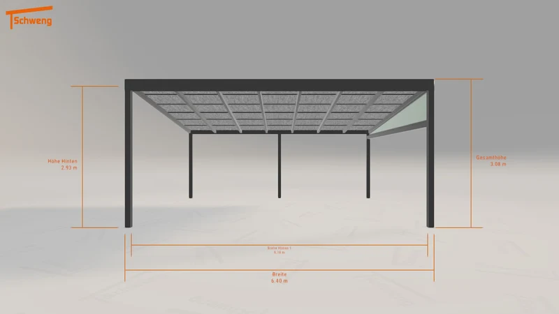 #AT Schweng Pultdachcarport S400 (ID mjqg5r)