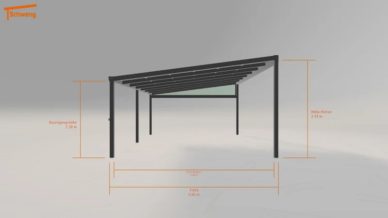 #AT Schweng Pultdachcarport S400 (ID mjqg5r)