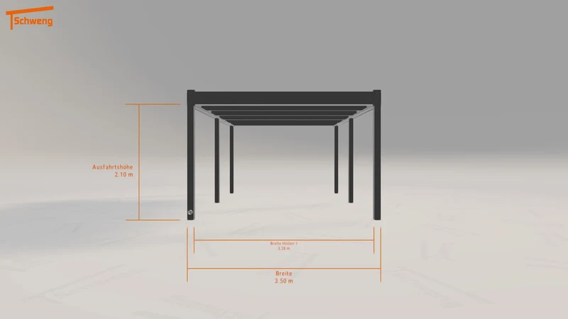 #AT Schweng Flachdachcarport C600 (ID w3pz7r) #MTG