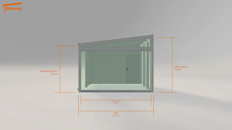 #DE Schweng Terrassenüberdachung S400 (ID jjnvzn)
