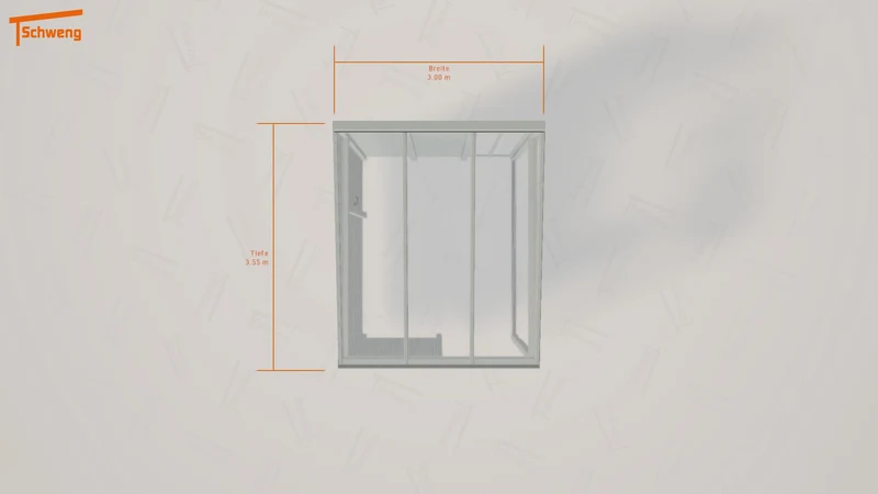 #DE Schweng Terrassenüberdachung S400 (ID jjnvzn)