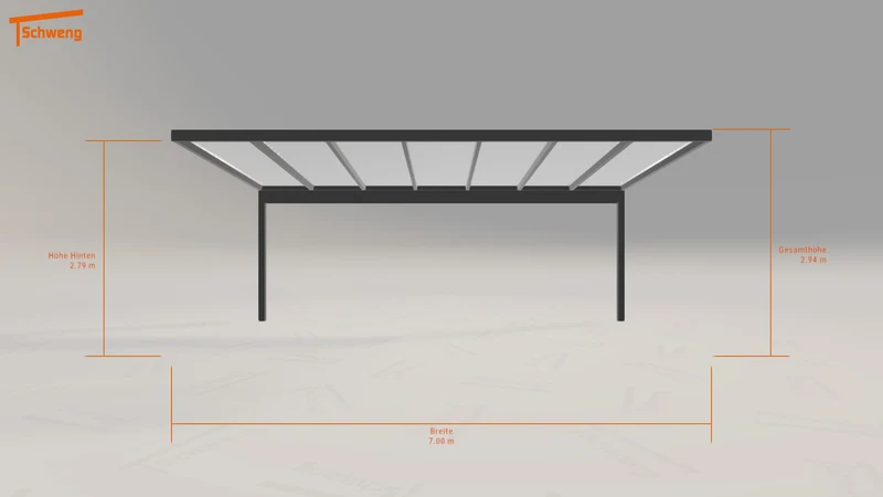 #DE Schweng Pultdachcarport S350 (ID zb47qz) #MTG