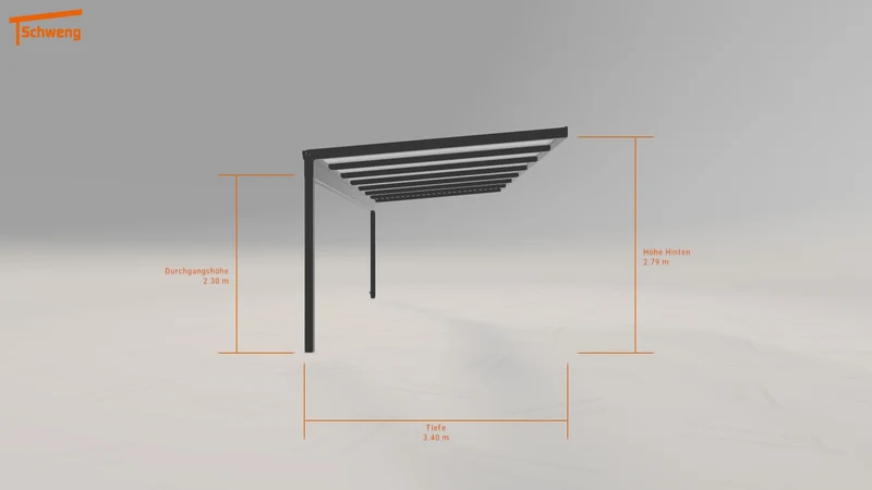 #DE Schweng Pultdachcarport S350 (ID zb47qz) #MTG