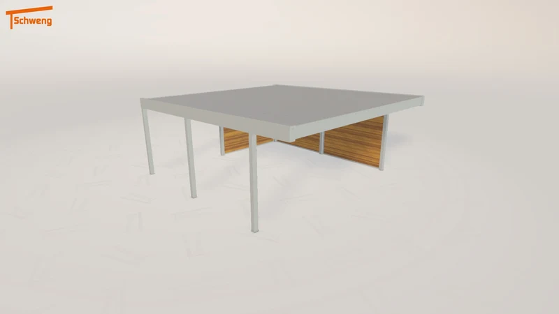 #DE Schweng Flachdachcarport C600+ (ID ygkd9b) #MTG