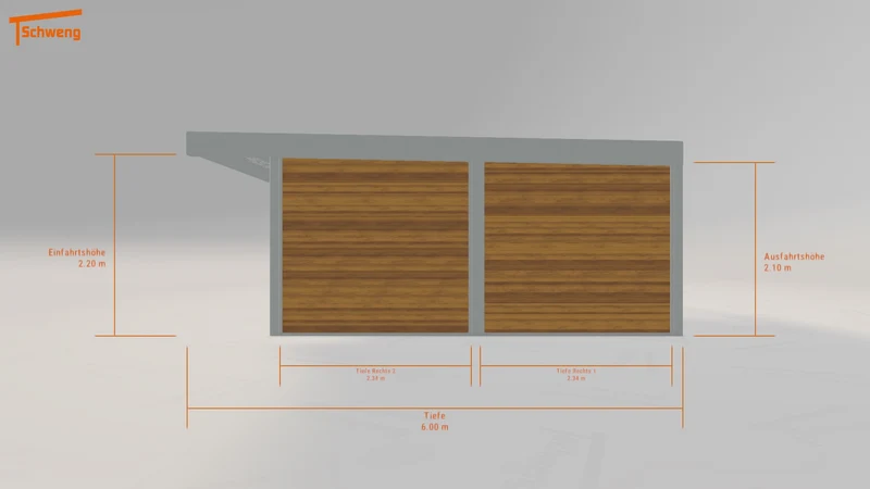 #DE Schweng Flachdachcarport C600+ (ID ygkd9b) #MTG