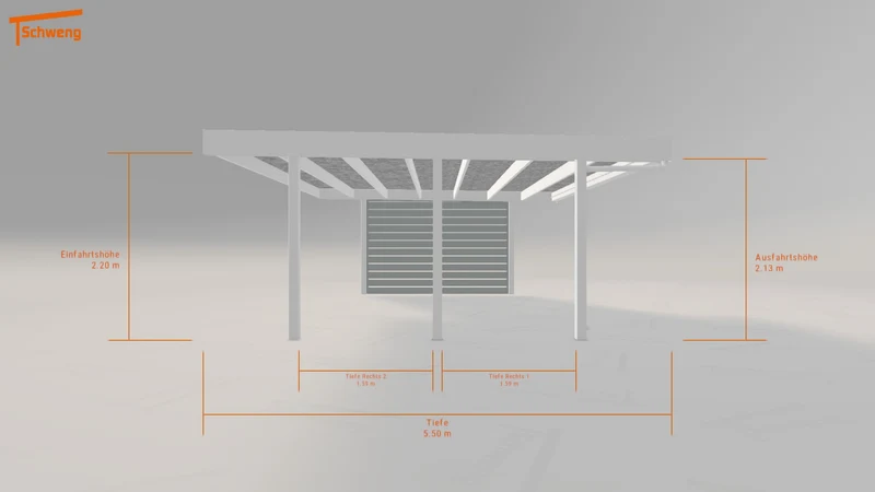 #DE Schweng Flachdachcarport C600 (ID 9w59gp) #MTG