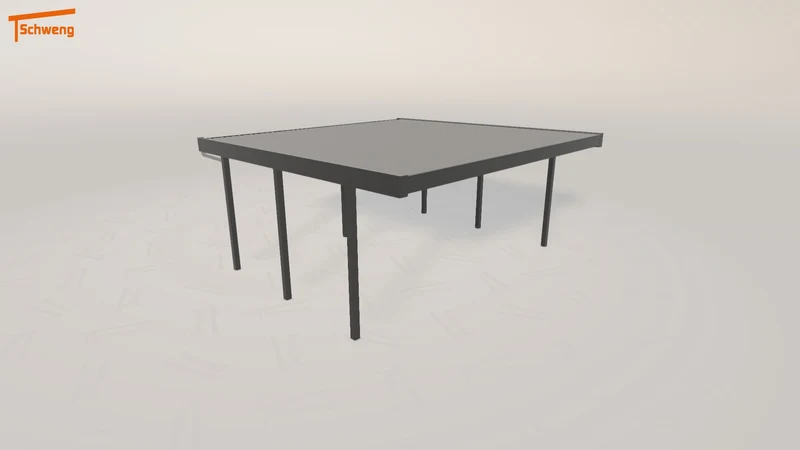 #DE Schweng Flachdachcarport C600+ (ID qdnz5y) #MTG