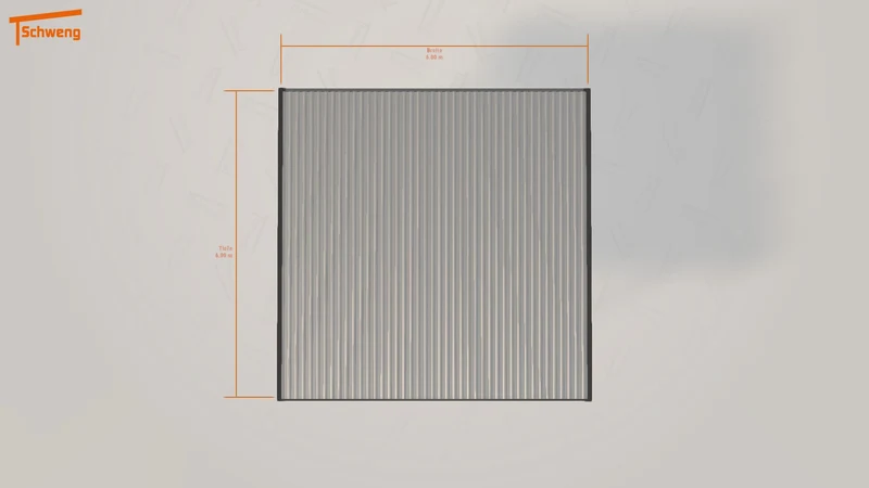 #DE Schweng Flachdachcarport C600+ (ID qdnz5y) #MTG