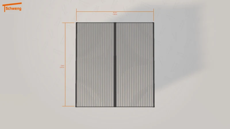 #DE Schweng Flachdachcarport C600 (ID mj34q8)