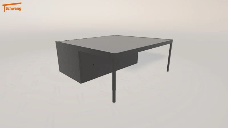 #DE Schweng Flachdachcarport C600 (ID g7bnzn) #MTG