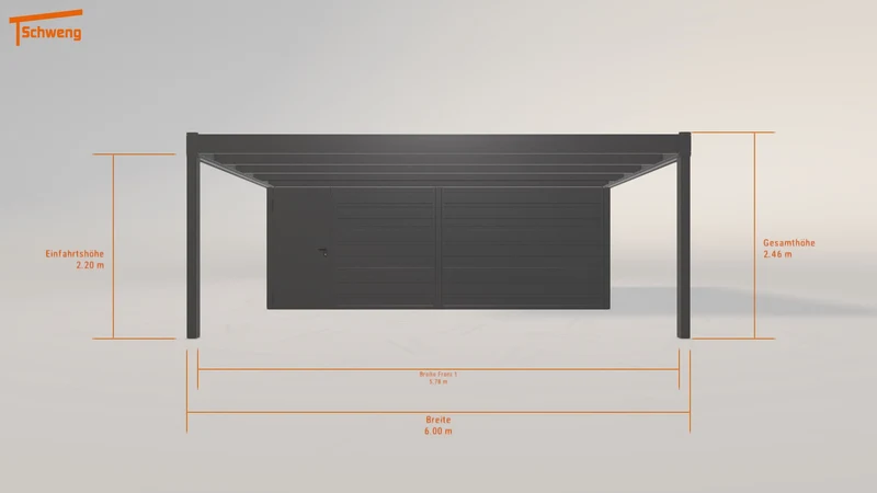 #DE Schweng Flachdachcarport C600 (ID g7bnzn) #MTG