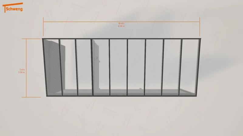 #DE Schweng Pultdachcarport S350 (ID 9w5qjg)