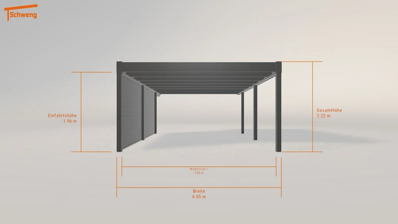 #DE Schweng Flachdachcarport C600 (ID mjqbww) #MTG