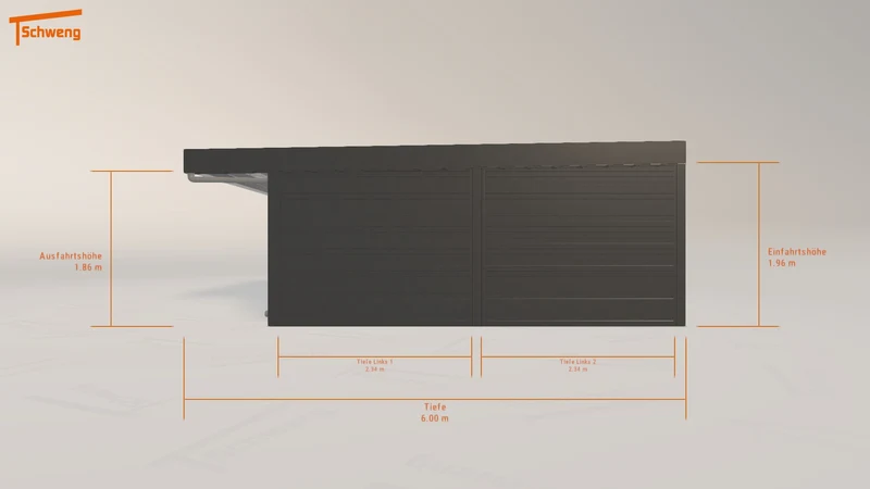 #DE Schweng Flachdachcarport C600 (ID mjqbww) #MTG