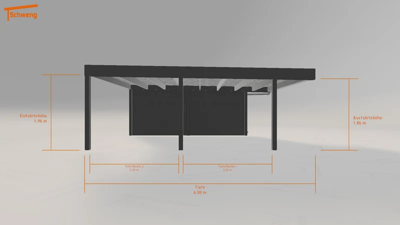 #DE Schweng Flachdachcarport C600 (ID mjqbww) #MTG