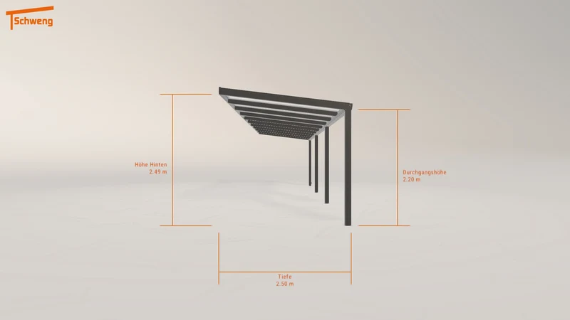 #DE Schweng Terrassenüberdachung S350 (ID 2qgn77)