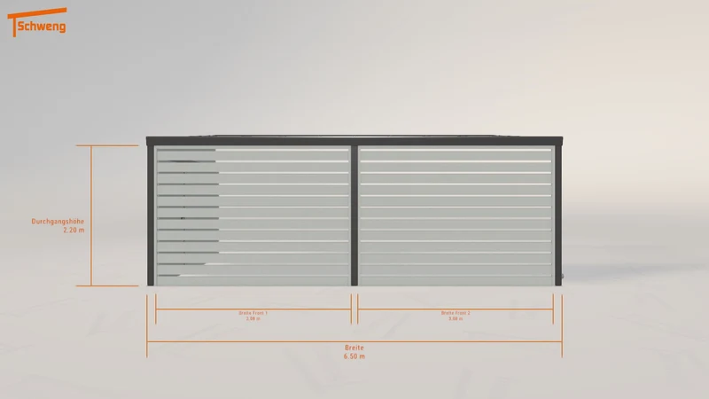#DE Schweng Pultdachcarport S400 (ID x73rzj)