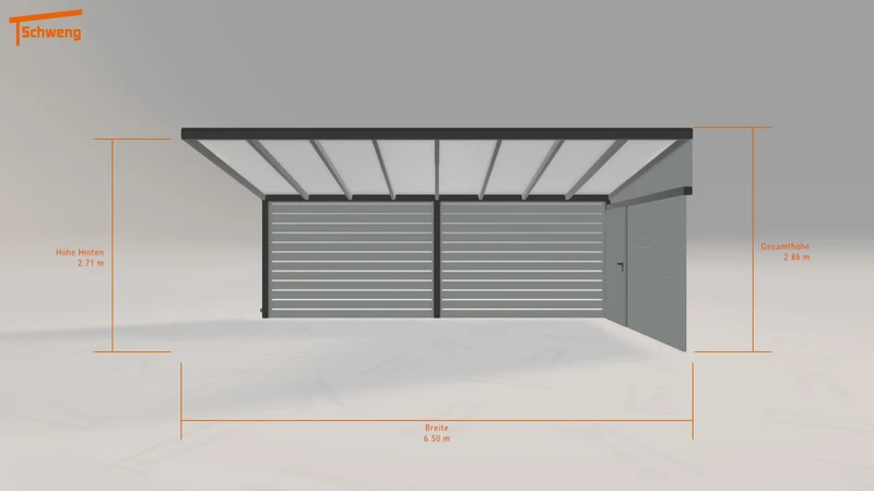#DE Schweng Pultdachcarport S400 (ID x73rzj)