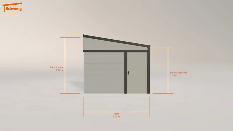 #DE Schweng Pultdachcarport S400 (ID x73rzj)
