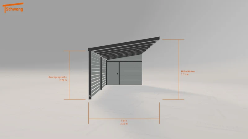 #DE Schweng Pultdachcarport S400 (ID x73rzj)