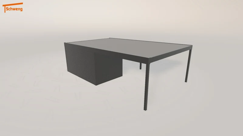#DE Schweng Flachdachcarport C600 (ID jjn2mp) #MTG