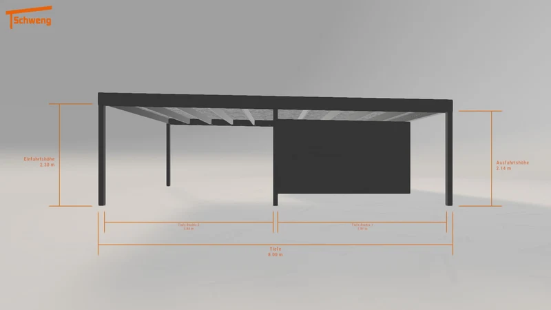 #DE Schweng Flachdachcarport C600 (ID jjn2mp) #MTG