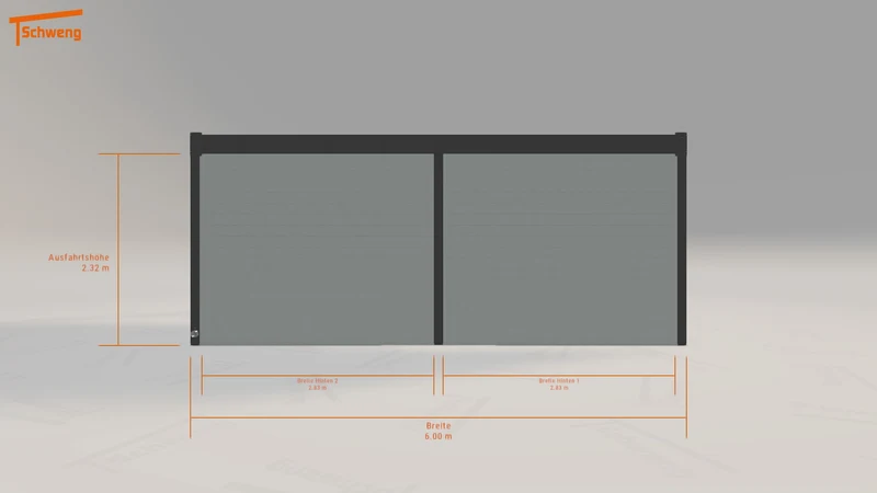 #DE Schweng Flachdachcarport C600+ (ID dv8gmb)