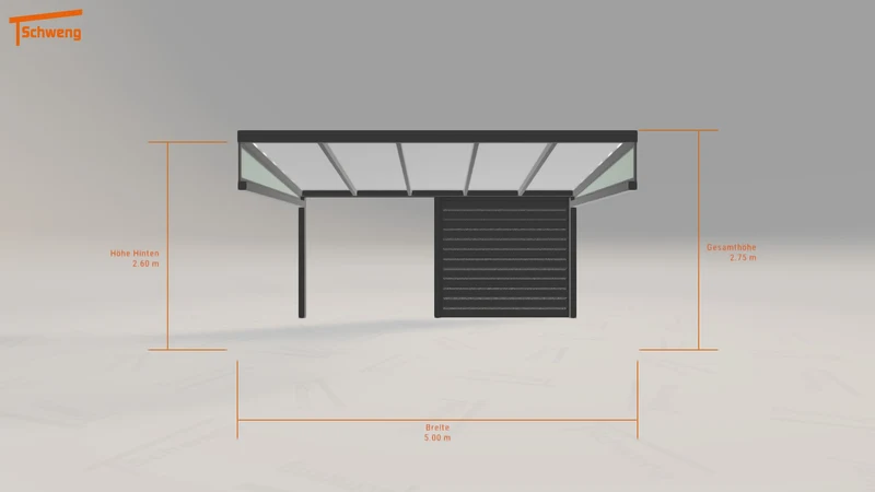 #DE Schweng Terrassenüberdachung S400 (ID mj3y29)