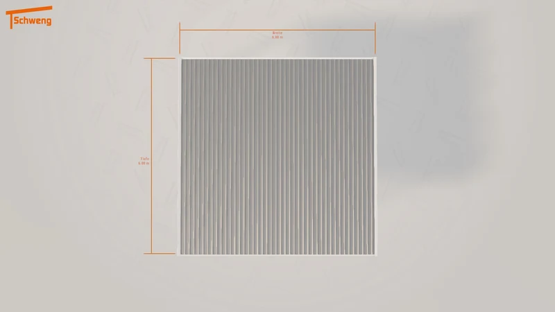 #DE Schweng Flachdachcarport C600 (ID 5mg3z8) #MTG