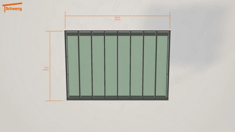 #DE Schweng Terrassenüberdachung S400 (ID ygkqjz)