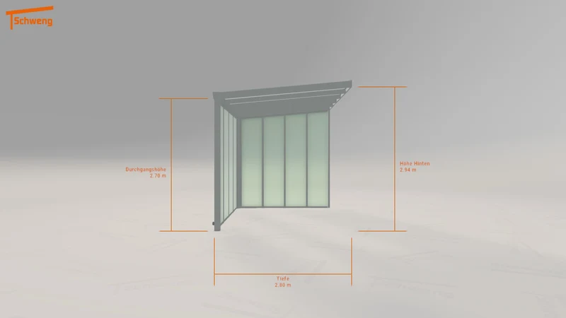 #DE Schweng Terrassenüberdachung S400 (ID 2qg28v)