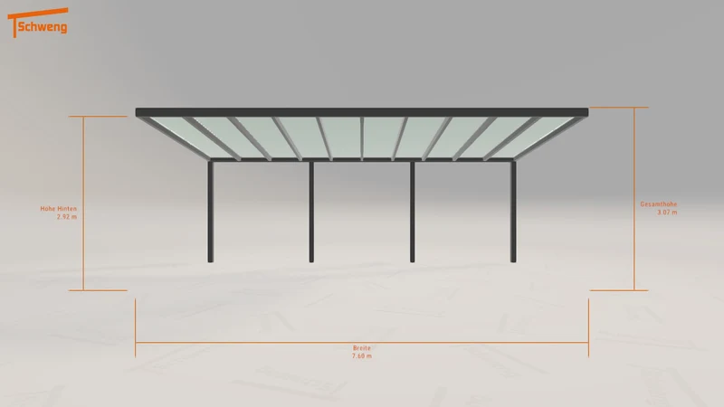 #DE Schweng Pultdachcarport S350 (ID 77g442) #MTG