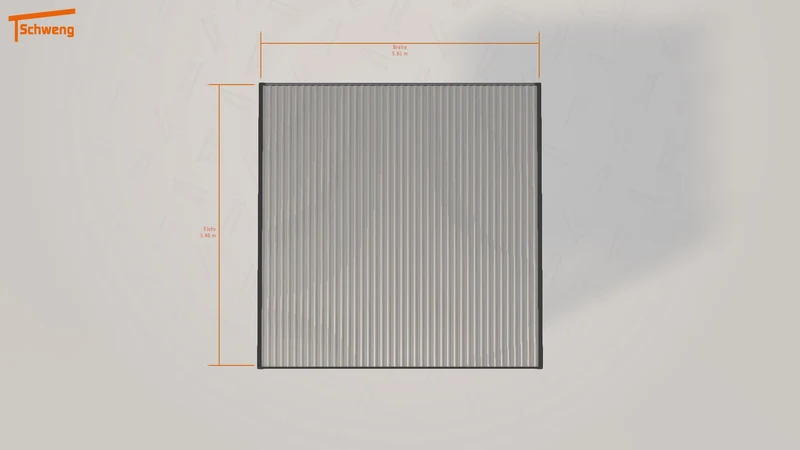 #DE Schweng Flachdachcarport C600 (ID 2qkz57) #MTG