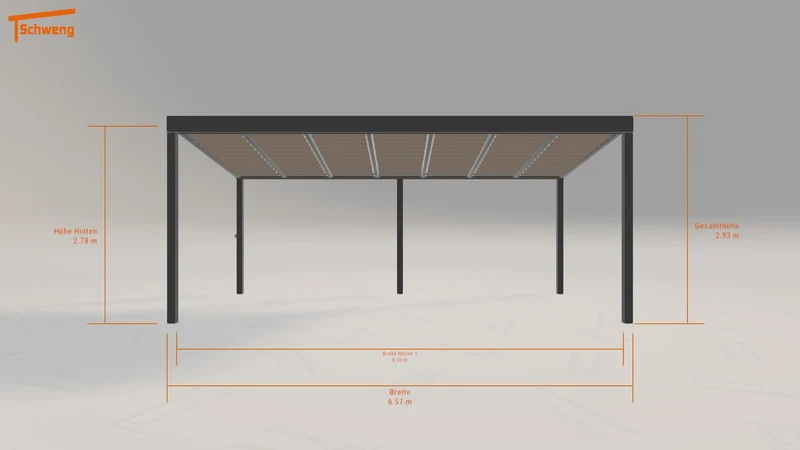#DE Schweng Terrassenüberdachung S350 (ID jjnbp7)