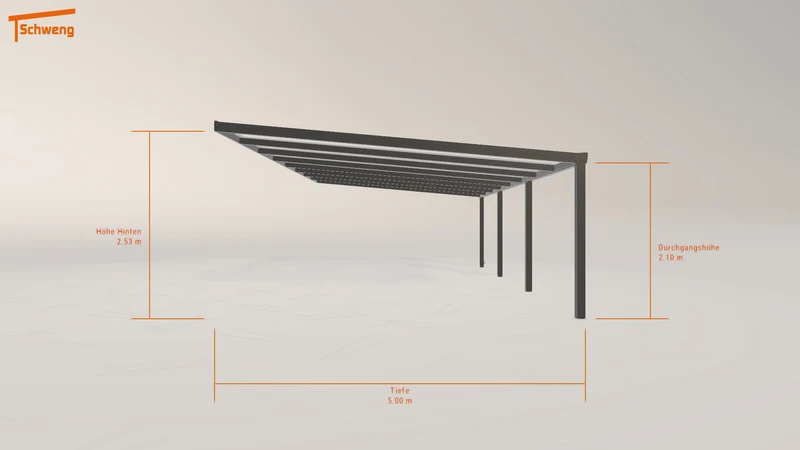 #DE Schweng Pultdachcarport S400 (ID rjk75g)